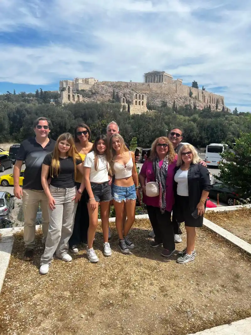Athens taxi van acropolis tour group